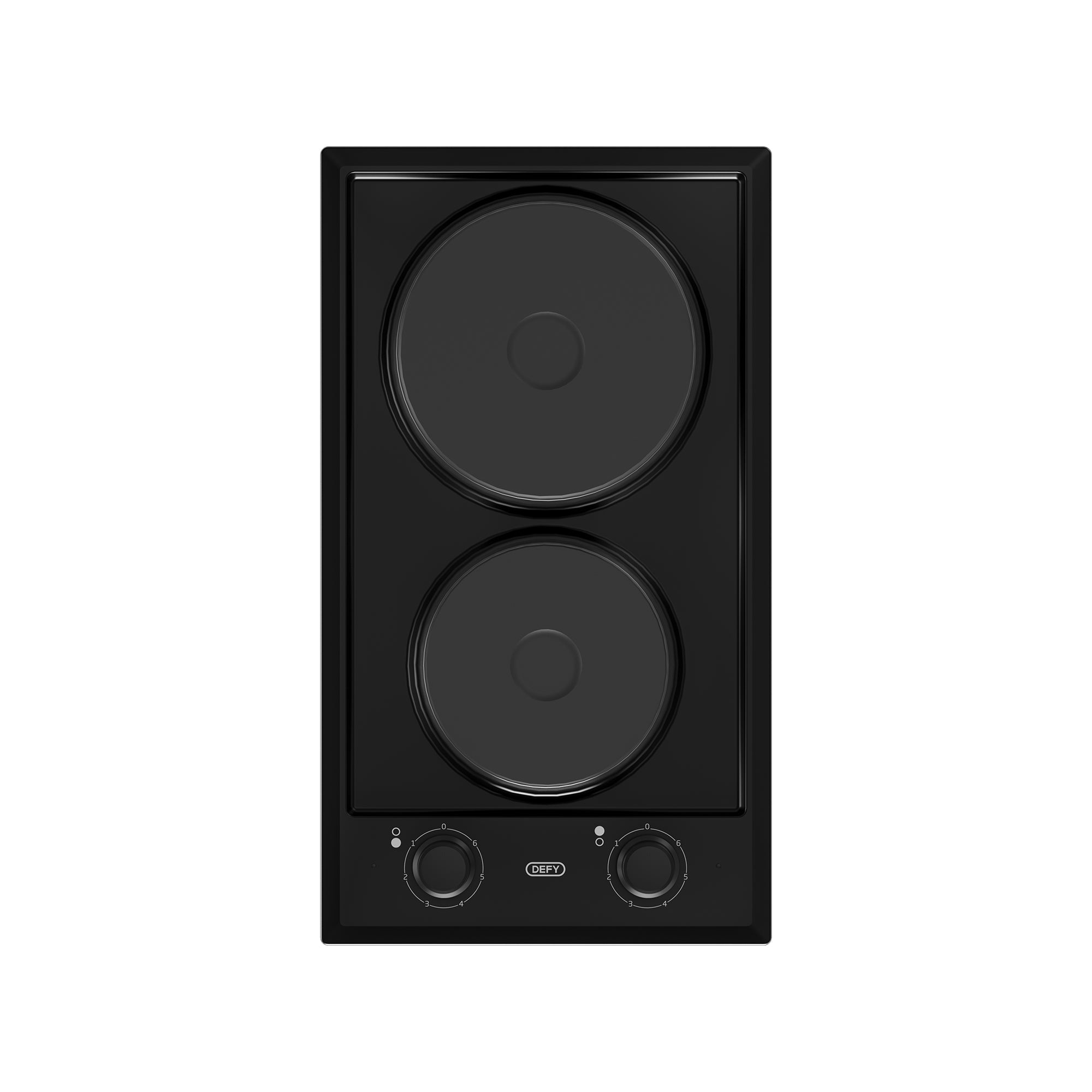 Defy 2 Plate Solid Hob Black