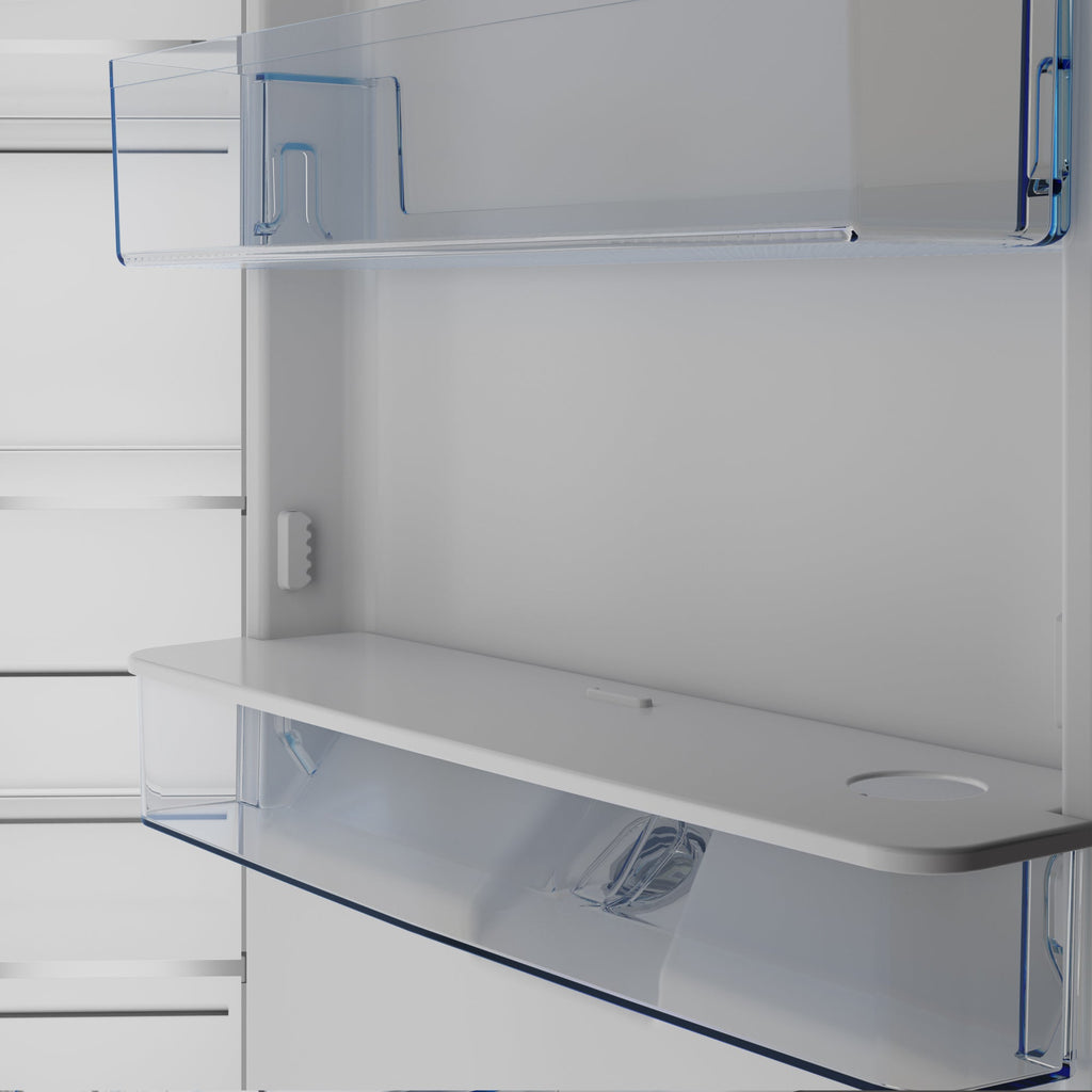 Defy 614lt Naturelight Side by Side Fridge Freezer Metallic