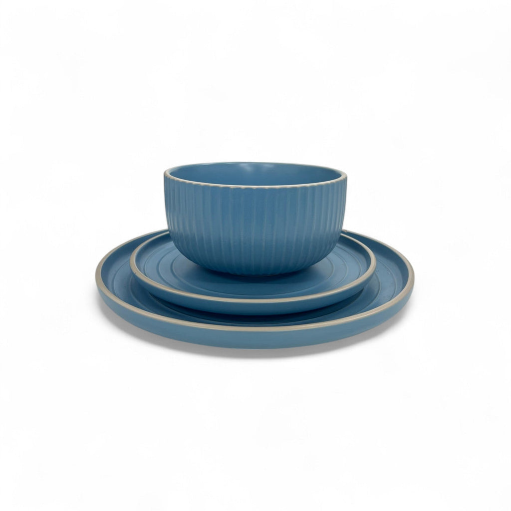 Kitchen Life 12 Piece Dinner Set Blue