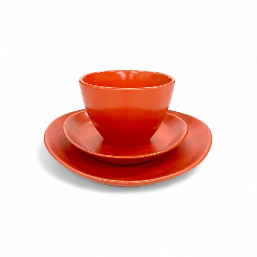 Kitchen Life 12 Piece Dinner Set Orange