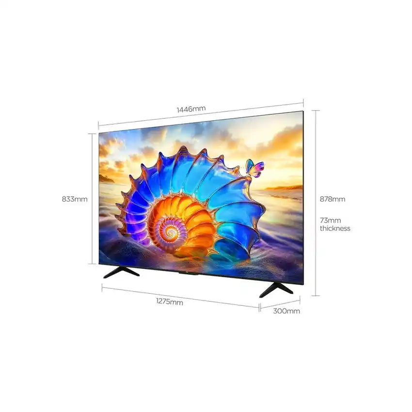 TCL 65-INCH P6L 4K HDR GOOGLE TV 60HZ