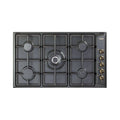 Elba 90cm 5 Burner Gas Hob Black