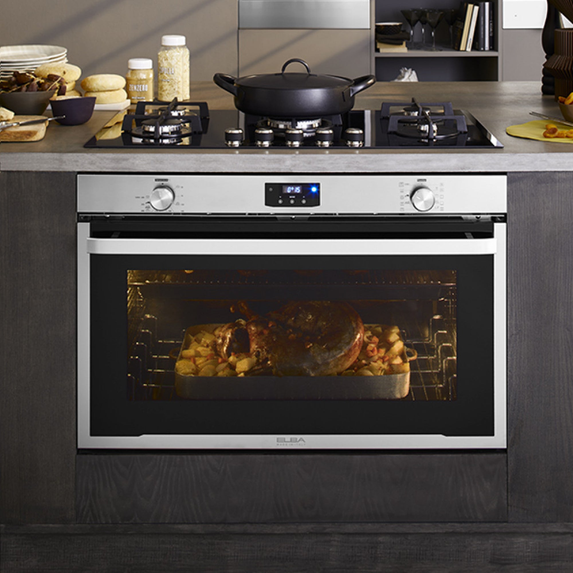 Elba Elio 90cm Multifunction Electric Large Cavity Oven