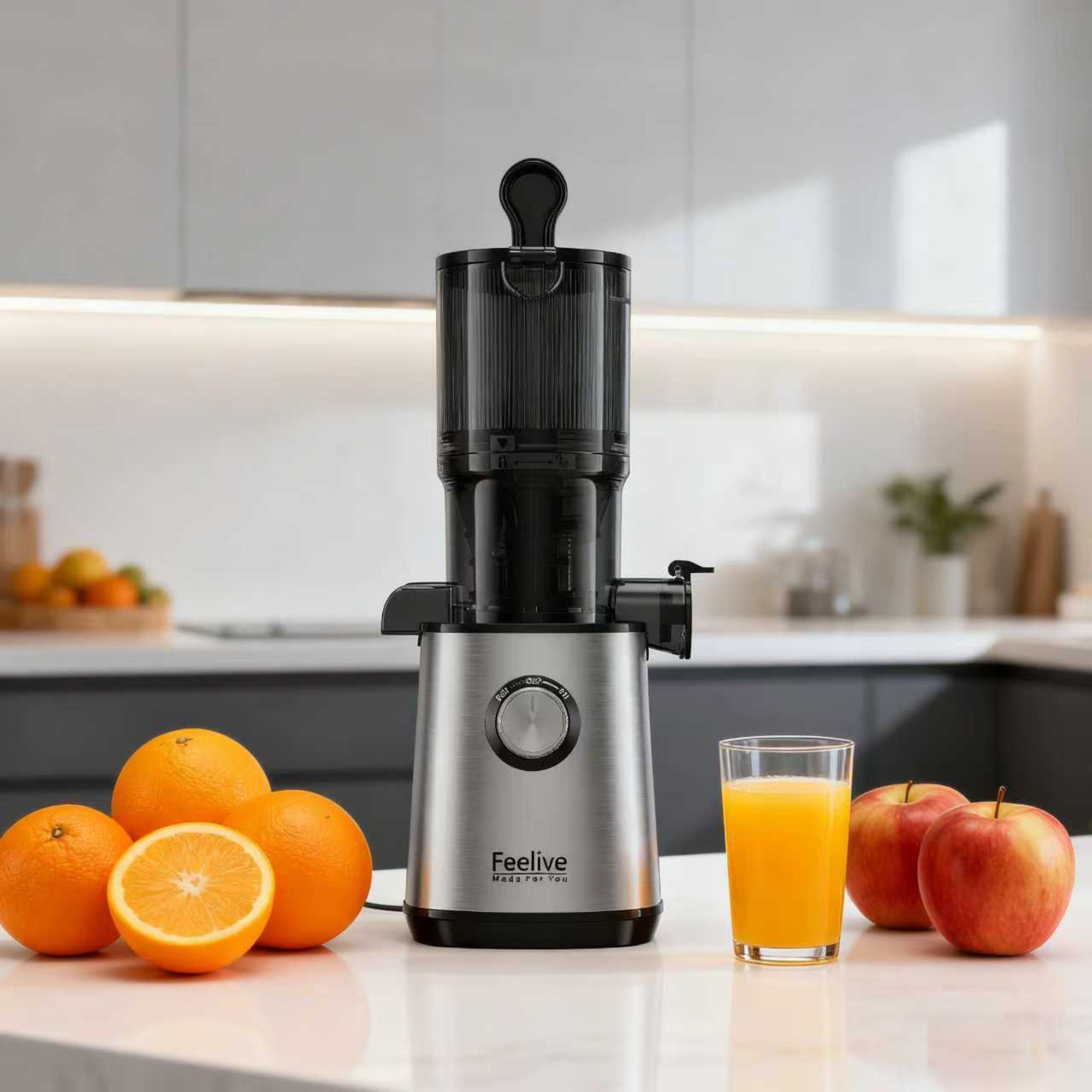 Feelive Cold Press Slow Juicer Silver