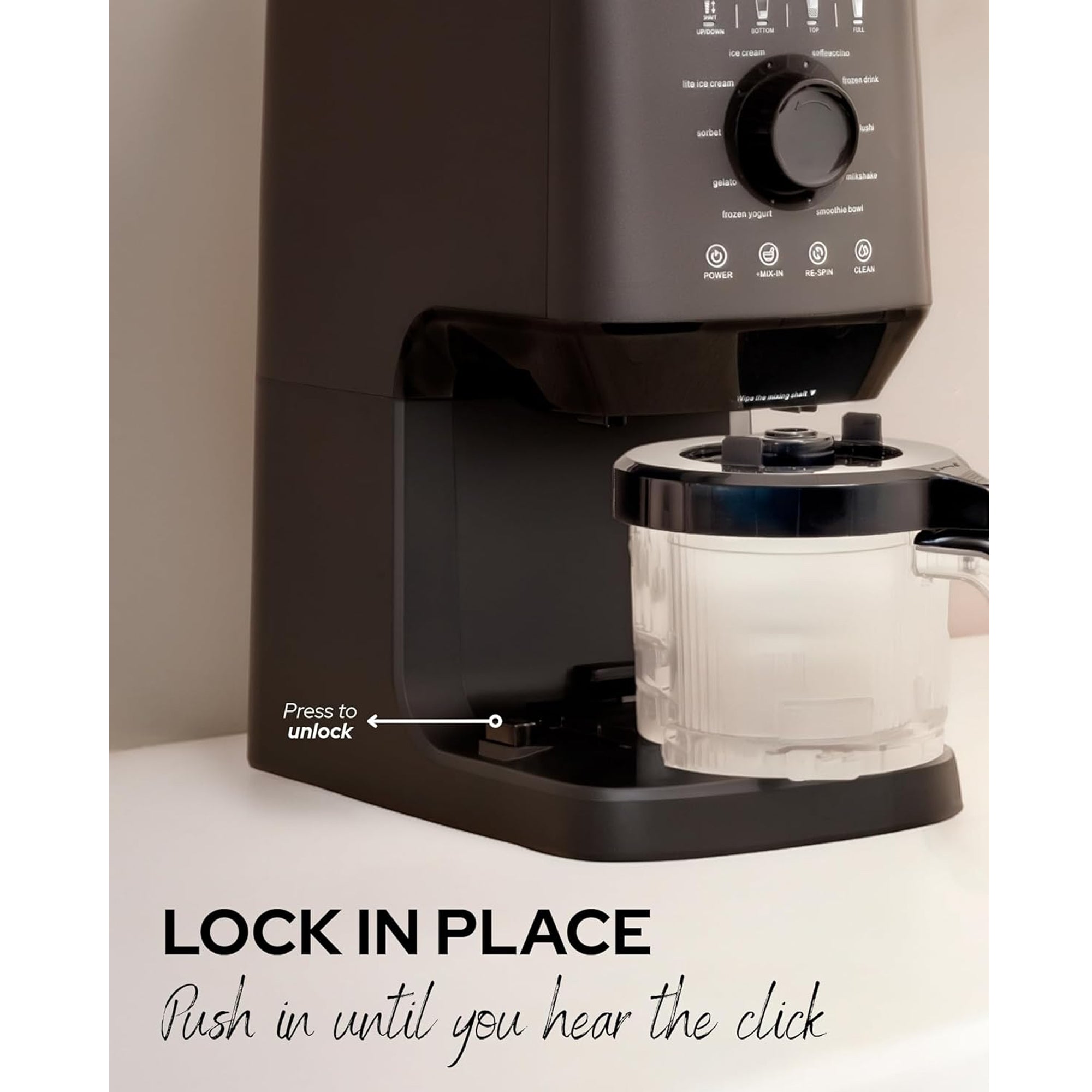 Riva Frosty Ice Cream & Treat Maker Black