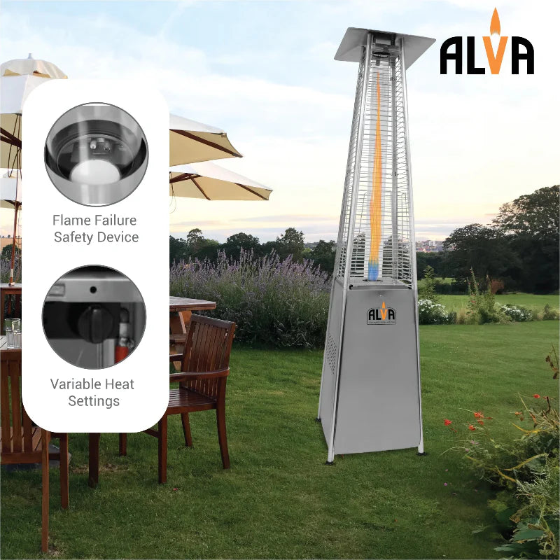 Alva Designer Quartz-Glass Gas Patio Heater – GHP20