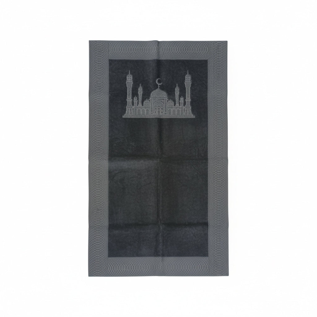 Musallah with Leather Bag Grey