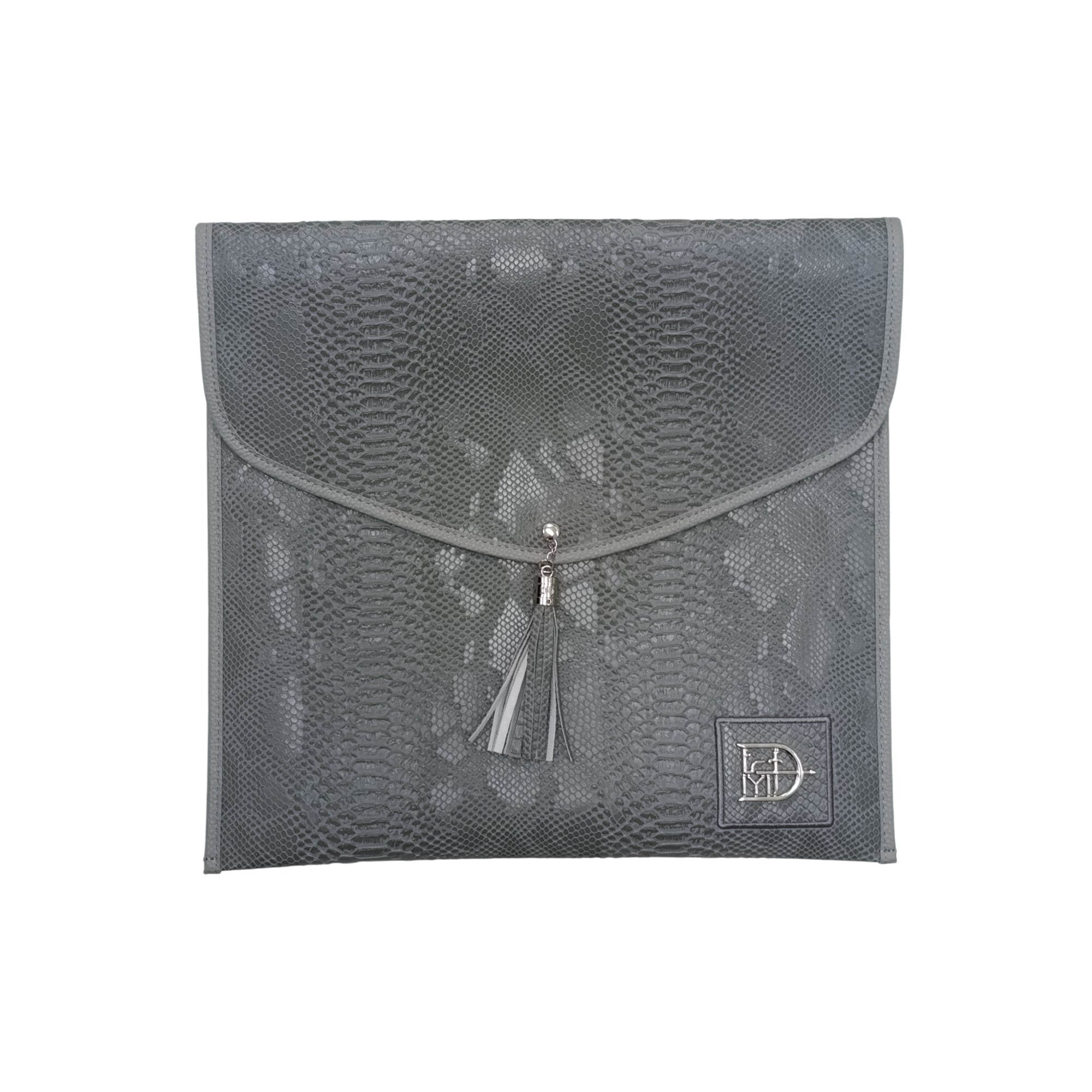 Musallah with Leather Bag Grey