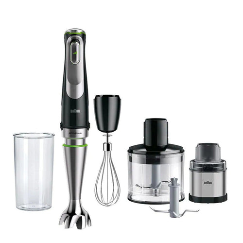 Braun 1200W Hand Blender With Spice Mill - Silver