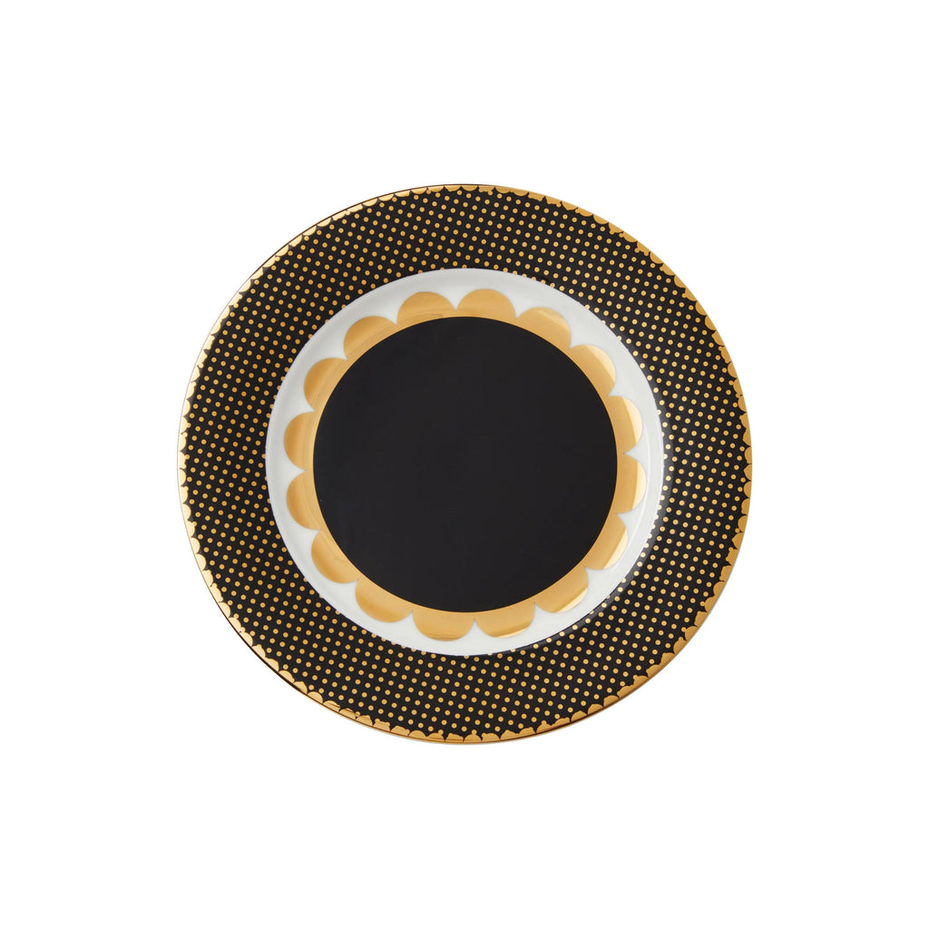 Maxwell & Williams Teas & C's 19.5cm Regency Rim Plate Black