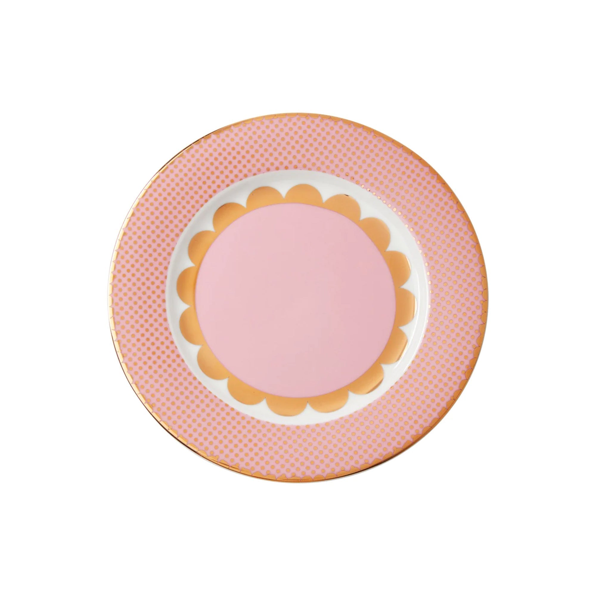 Maxwell & Williams Teas & Cs 19.5cm Regency Rim Plate Pink