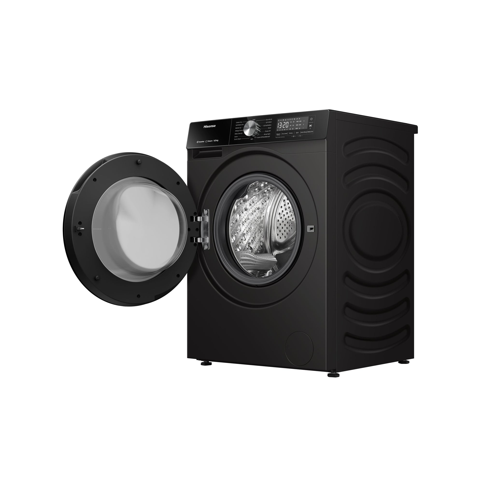 Hisense 10kg/6kg Front Loader Washer Dryer Titanium