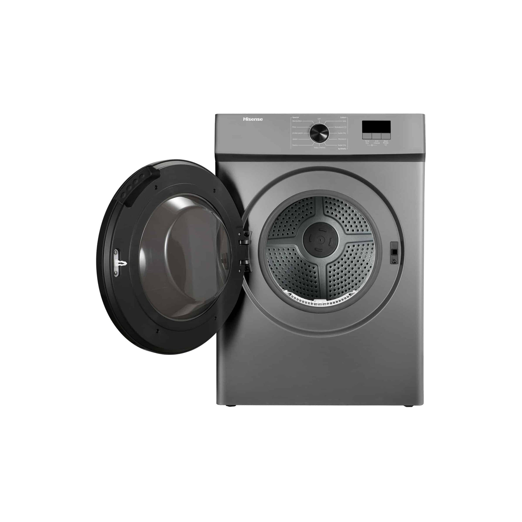 Hisense 1W Series 8kg Front Load Dryer Grey