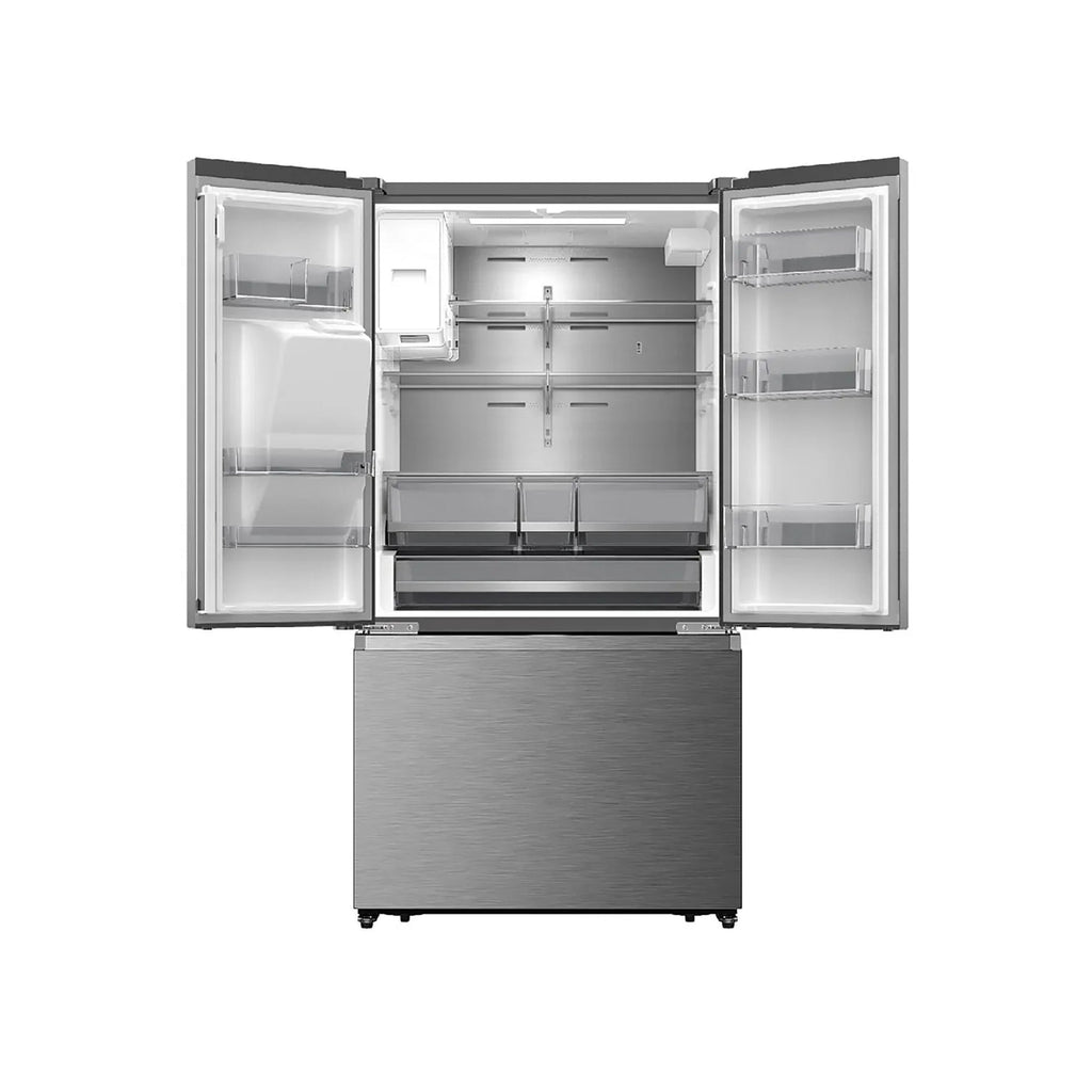 Hisense 536Lt French Door Refrigerator with Water Dispenser Stainless Steel