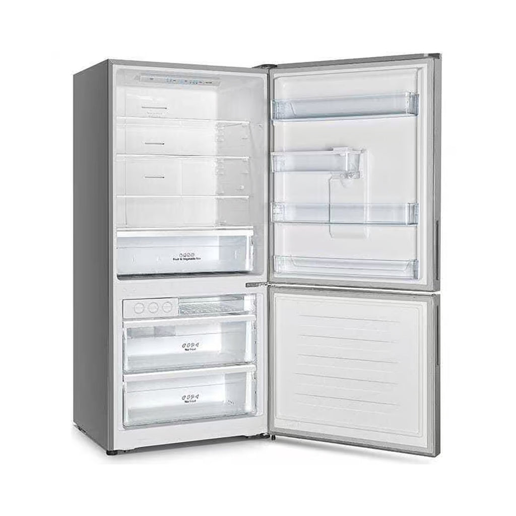 Hisense 463L Combi Refrigerator with Water Dispenser Stainless Steel