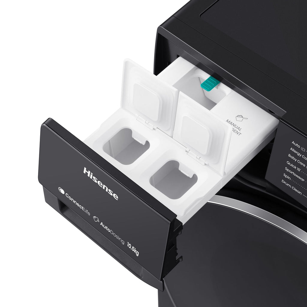 Hisense 5S Series 12kg Premium Front Loader Black