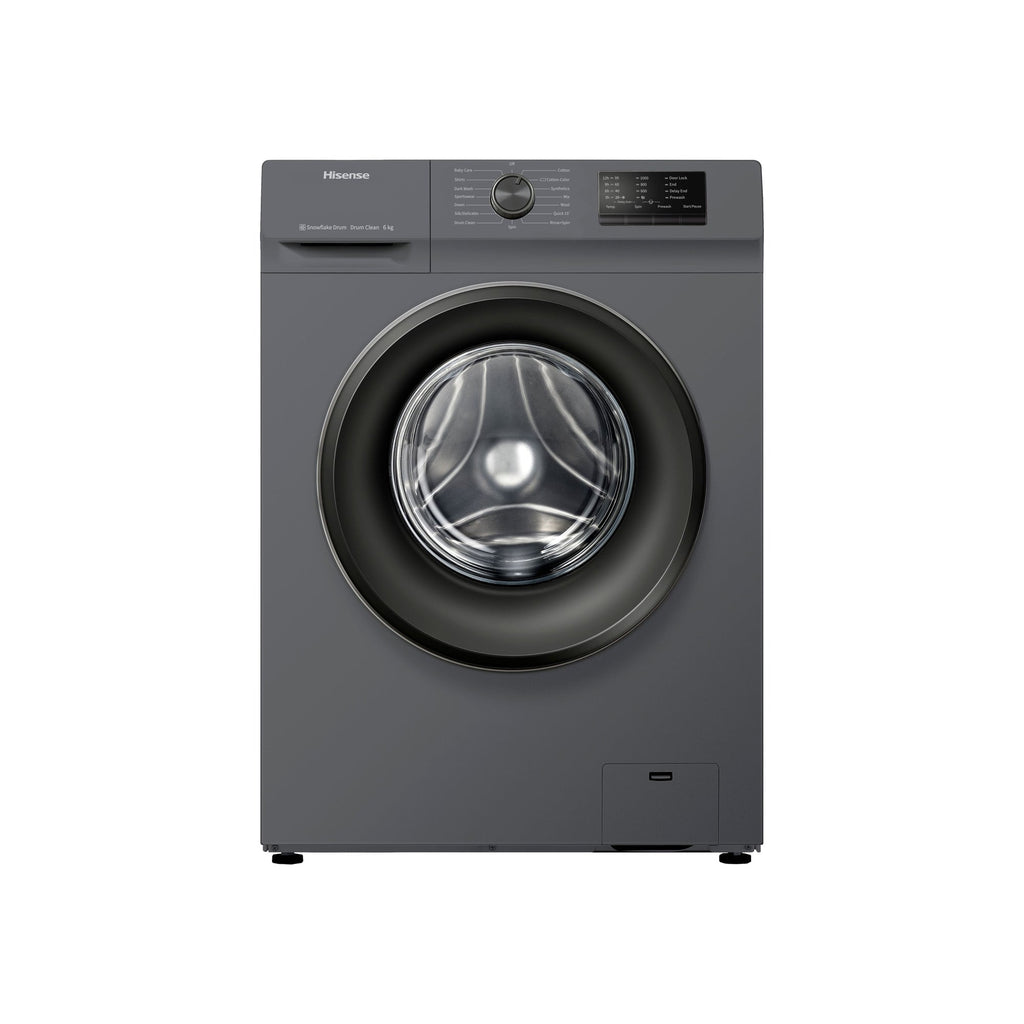 Hisense 6kg Front Loader Washing Machine Titanium