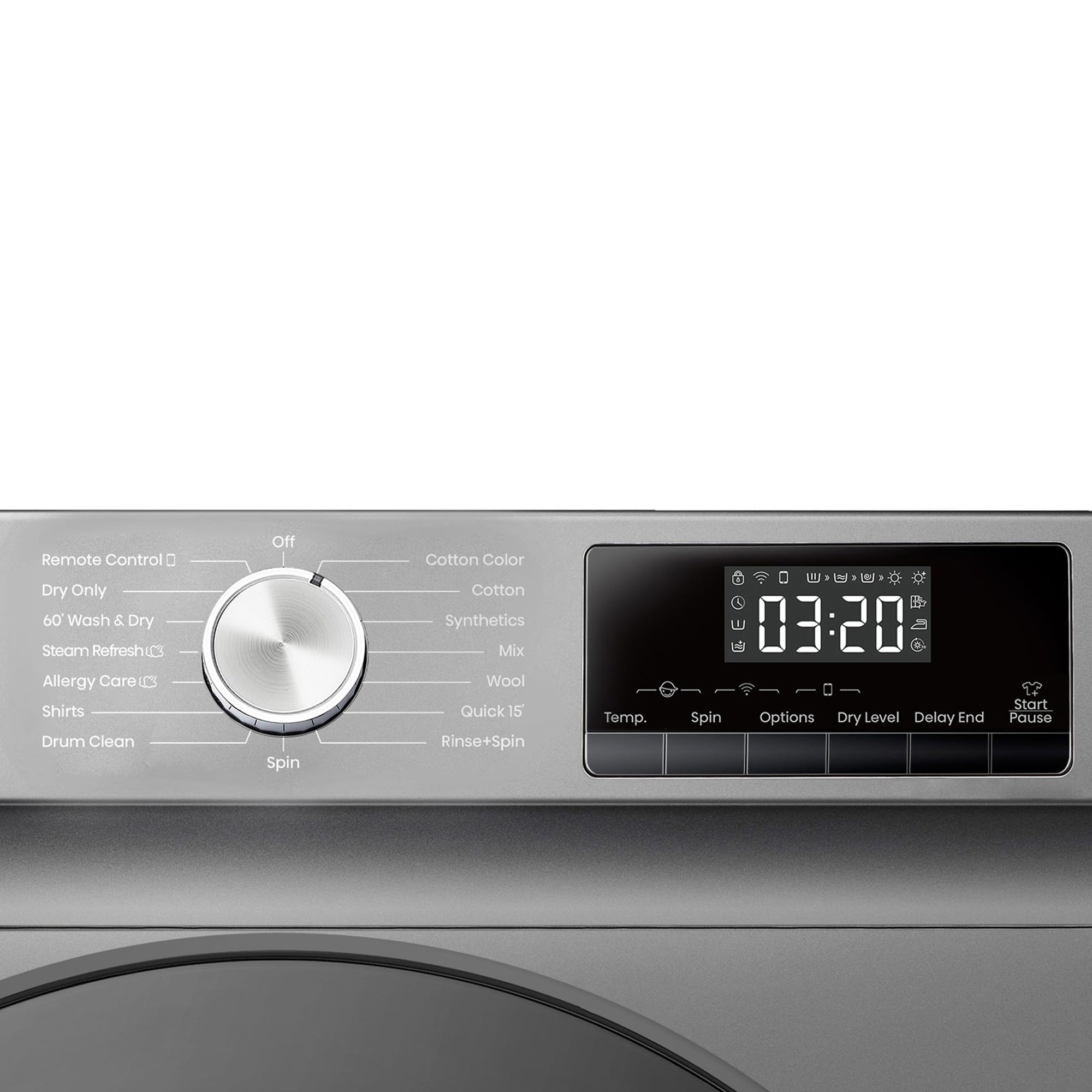Hisense 2 in 1 Front Load Washer(8kg) & Dryer(5kg) Titanium