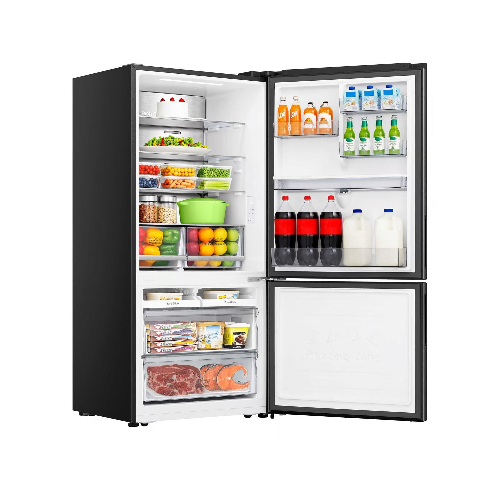 Hisense 500L Bottom-Mount Refrigerator Black