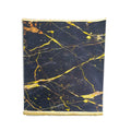 1.5 x 2m Marble Design Carpet Black & Gold
