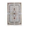1 x 1.5m Persian-inspired Medallion Design Carpet Multicoloured