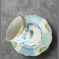 Jenna Clifford Italian Rose 150ml Cup & Saucer - White