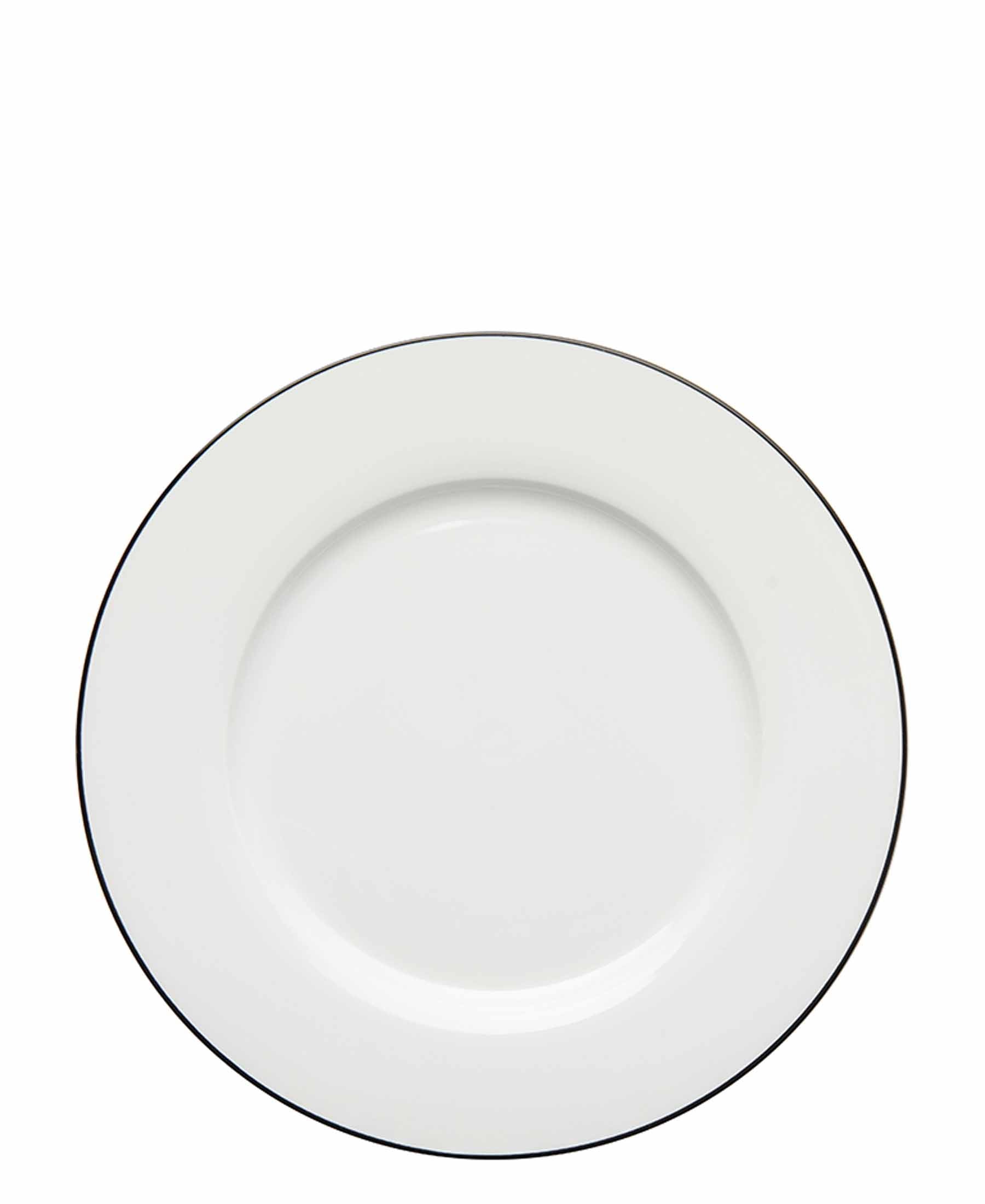 Jenna Clifford Premium Porcelain Dinner Plate - White