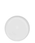 Jenna Clifford Flat Stackable Dinner Plate - White