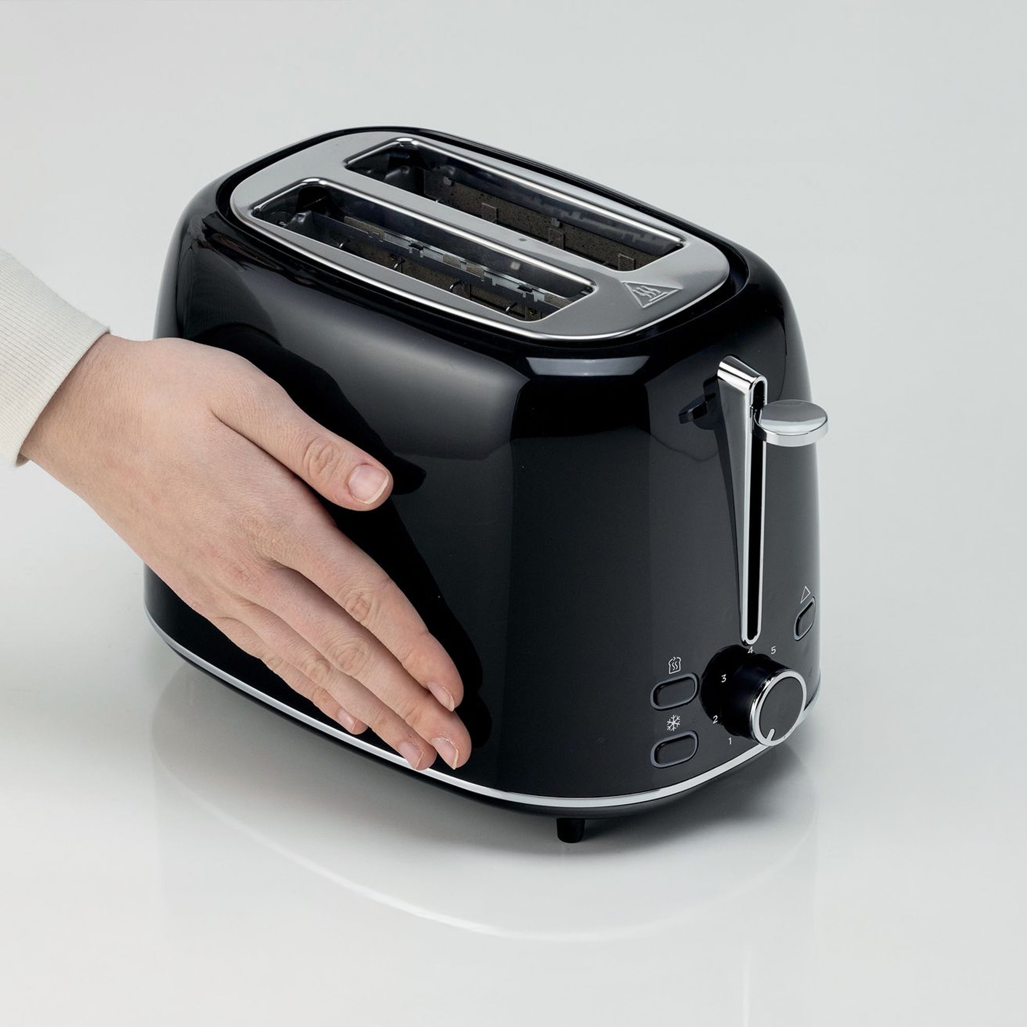 Kenwood Eterna Glossy Plastic 2 Slice Toaster Black