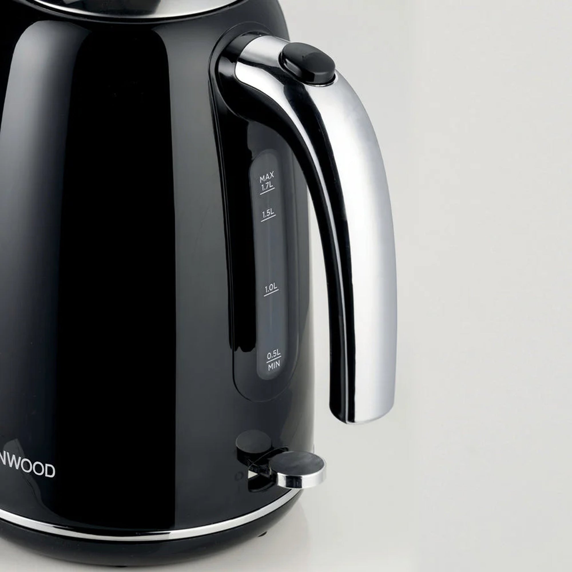 Kenwood 1.7Lt Glossy Plastic Kettle Black
