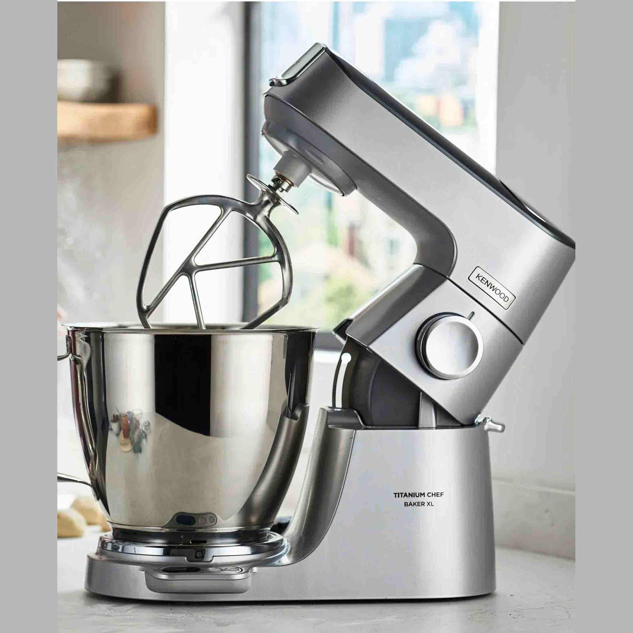 Kenwood Titanium 5L + 7L Chef XL Baker - Silver