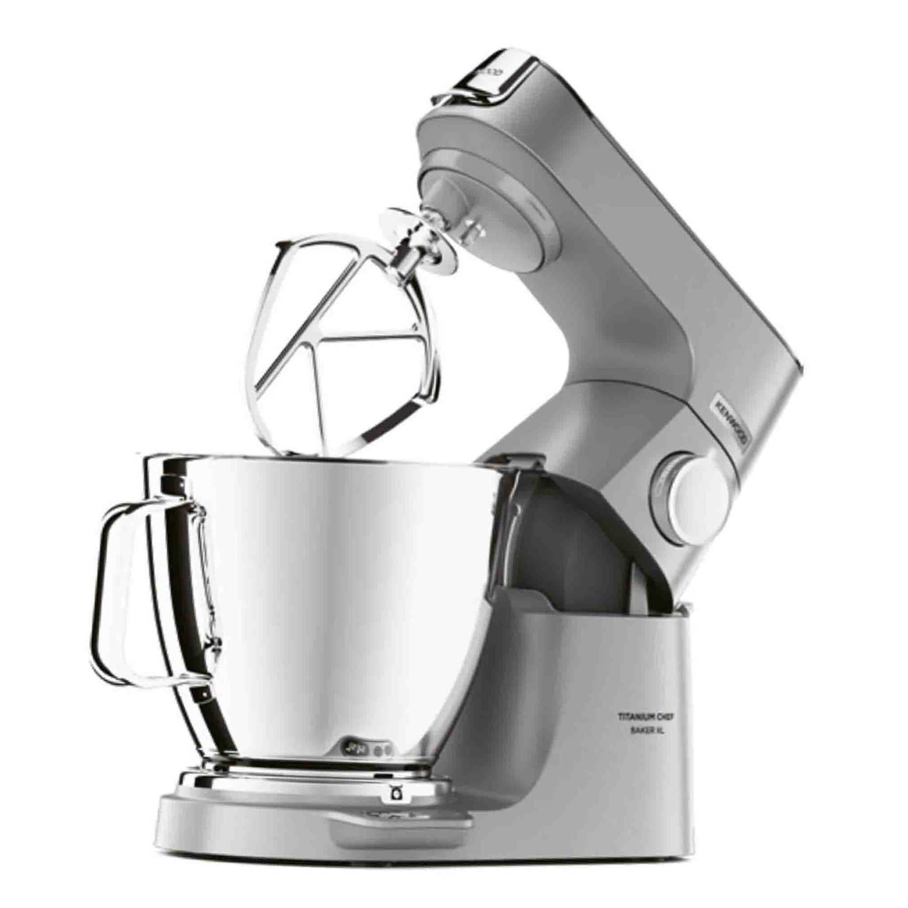 Kenwood Titanium 5L + 7L Chef XL Baker - Silver