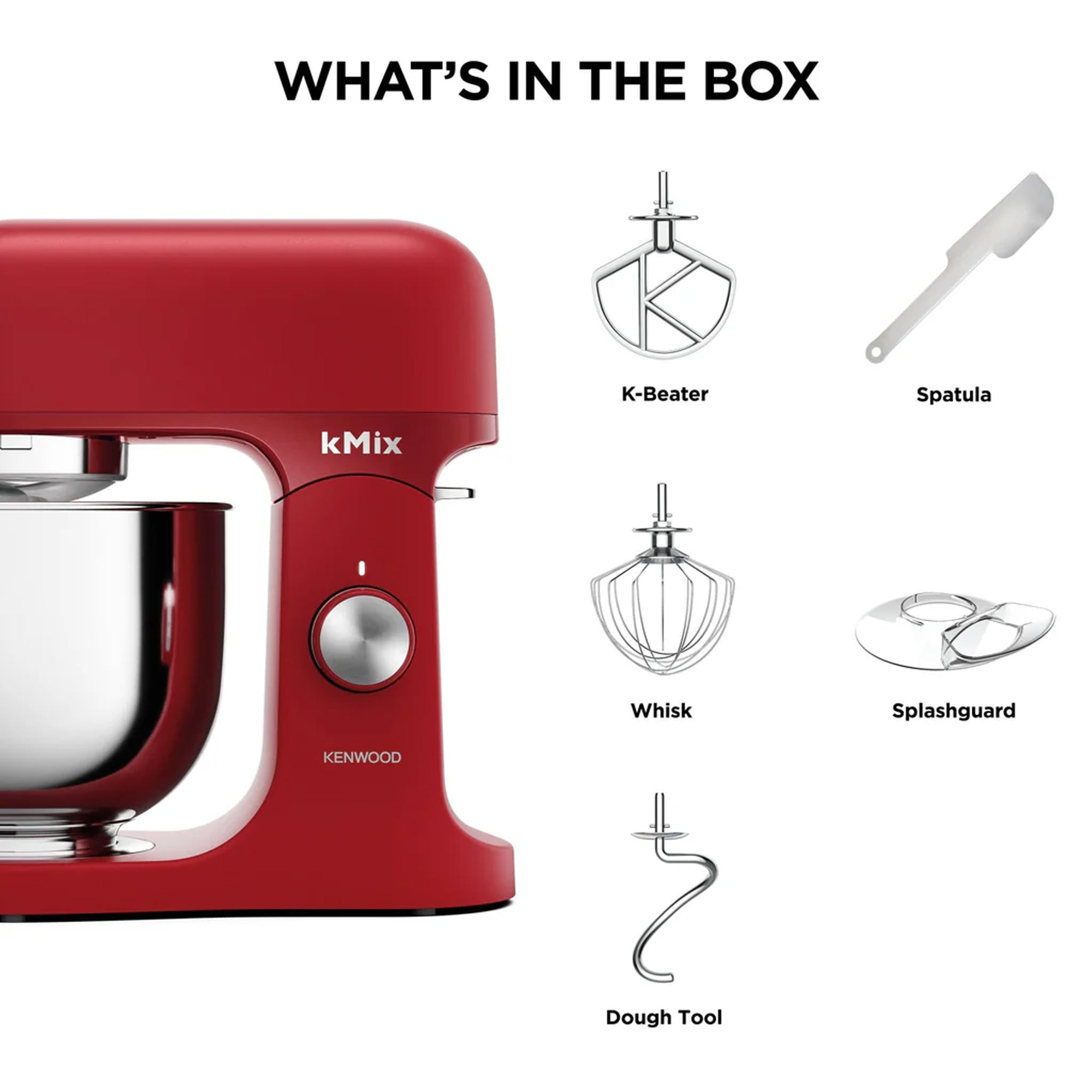 Kenwood Kmix Stand Mixer Matt Red