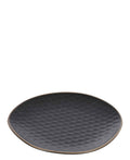 Kitchen Life Stoneware 20CM Serving Plate - Black