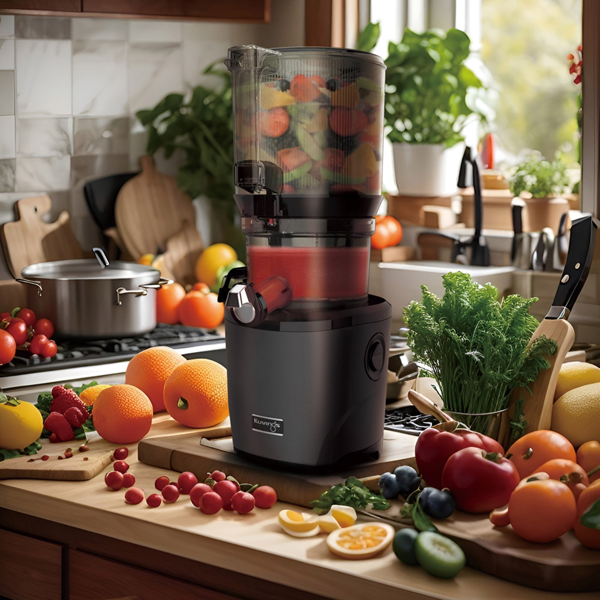 Kuvings Cold Press Juicer Pearl Black Auto 10