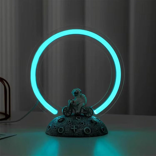 Astronaut LED Lamp White & Blue