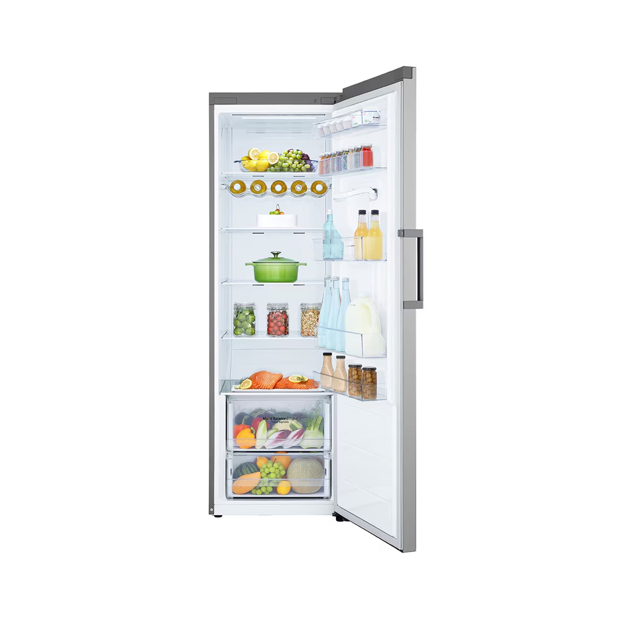 LG 377Lt Upright Fridge Silver