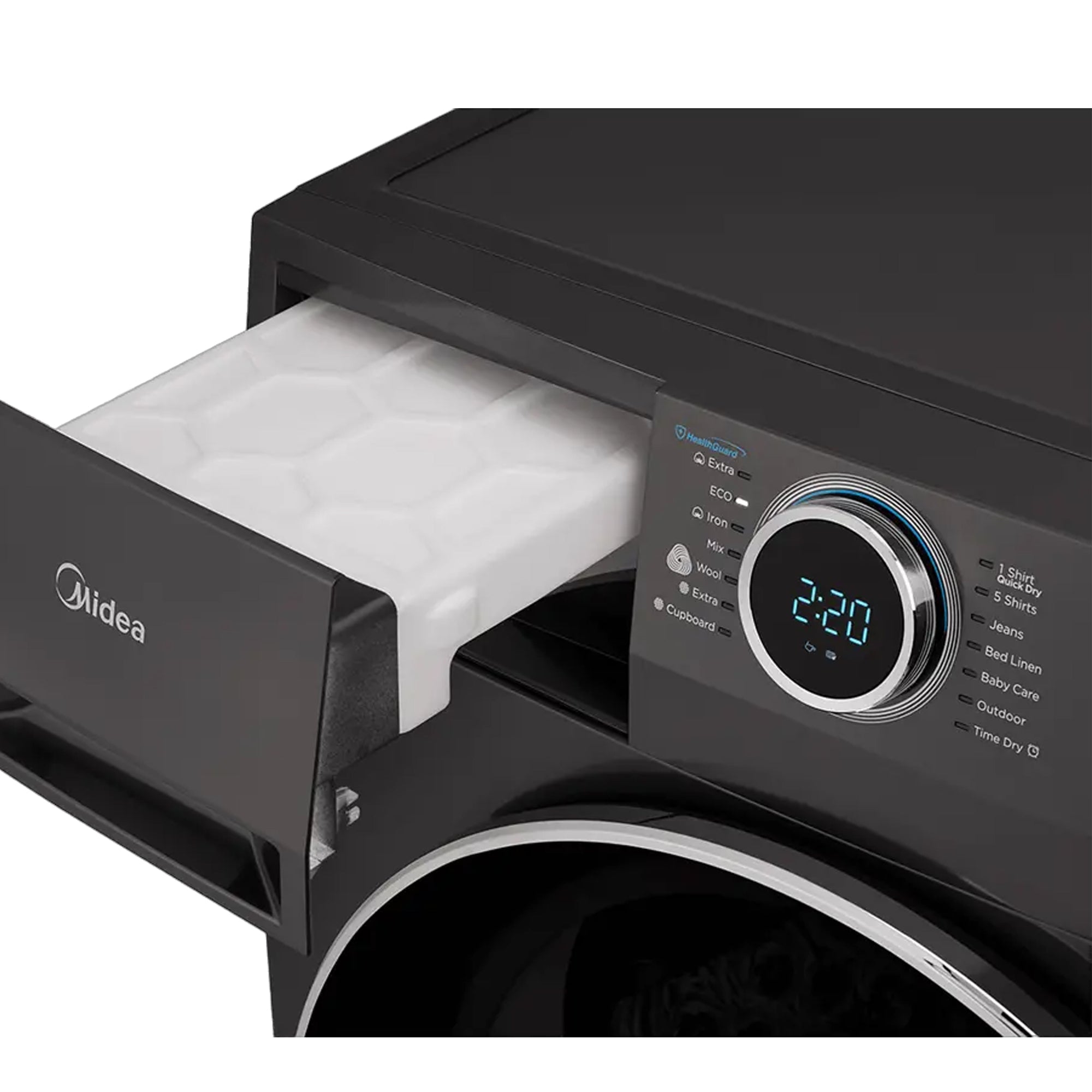 Midea 10kg Heat Pump Dryer with WiFi Titanium