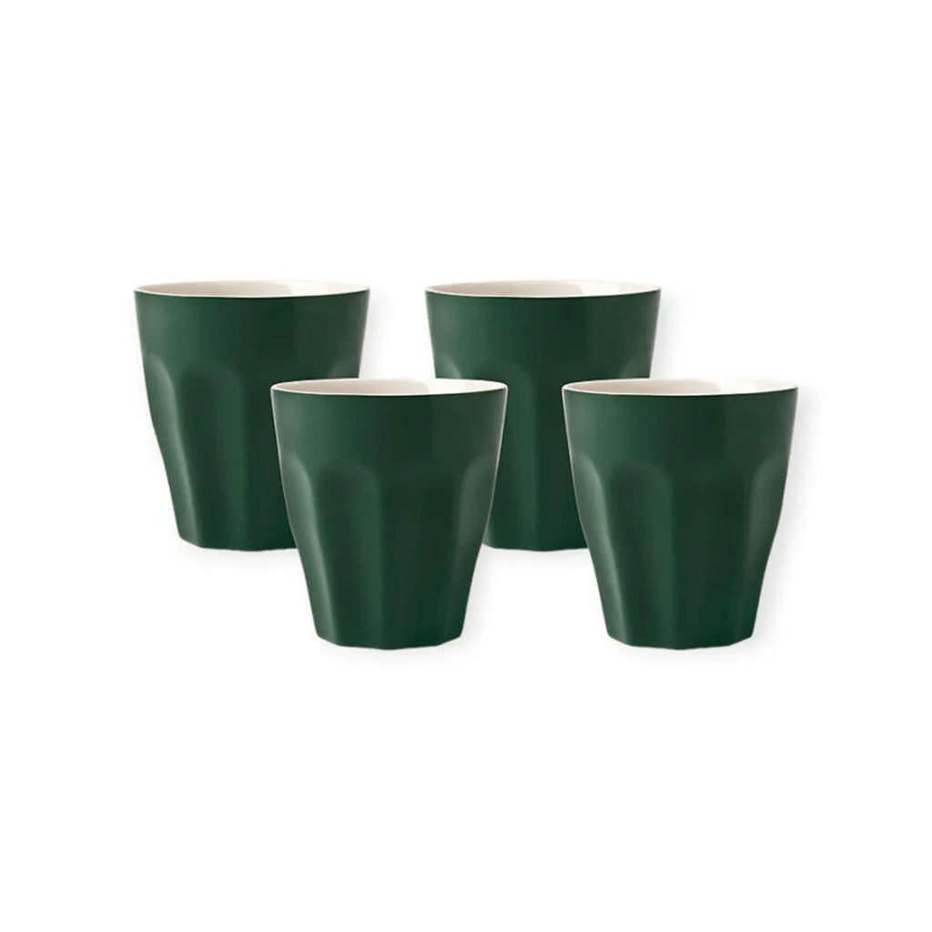 Maxwell & Williams Blend 4 Piece Sala Latte Cup Set Forest Green