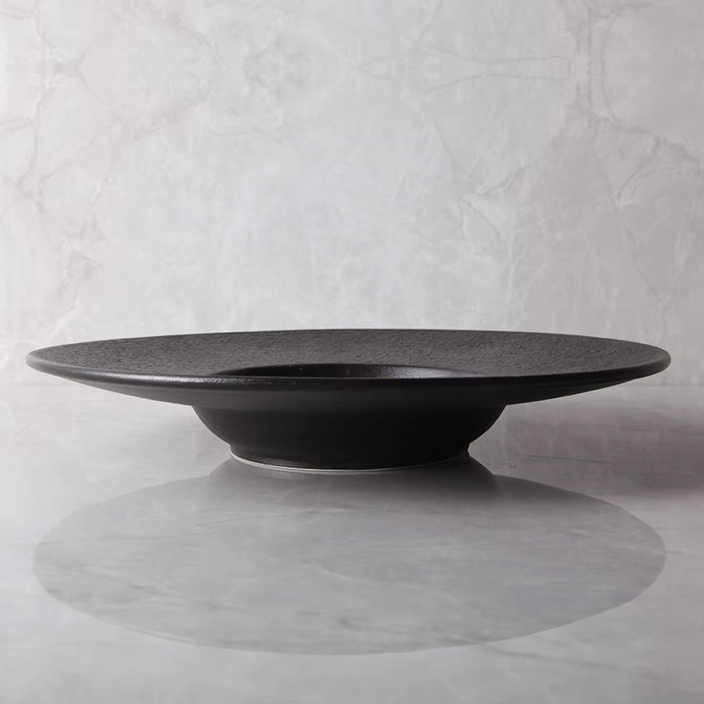 Maxwell & Williams Caviar 28cm Soup Plate Black