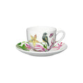 Maxwell & Williams 240ml Eloise Short Lyric Yellow Robin Cup & Saucer Set Multicoloured