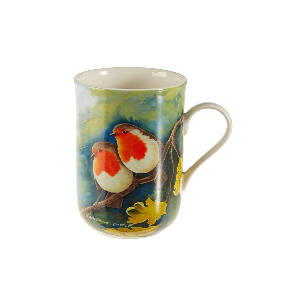 Maxwell & Williams Birds Of The World Robins 300ml Mug