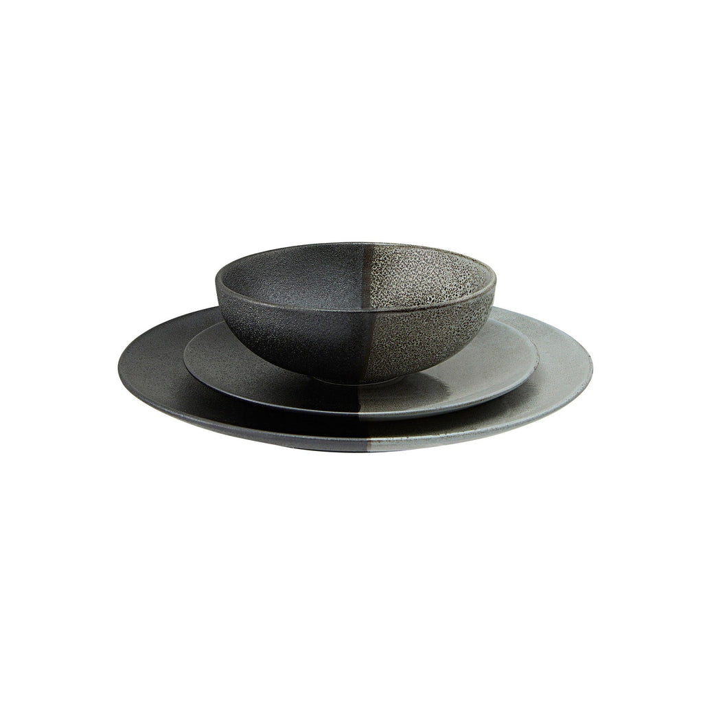 Maxwell & Williams 12 Piece Umi Coupe Dinner Set Black