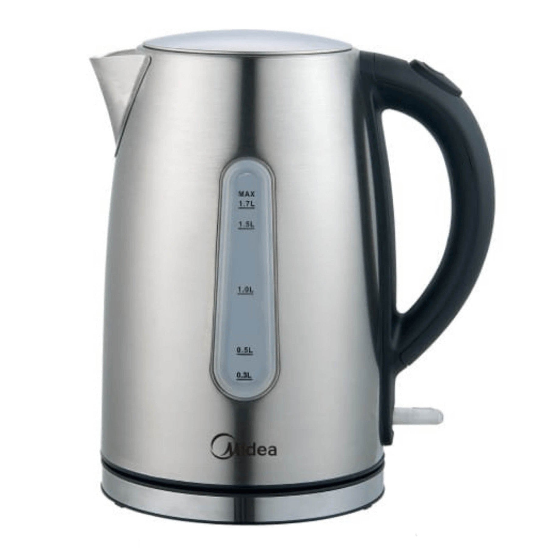 Midea 1.7L Deluxe Stainless Steel Kettle - Silver