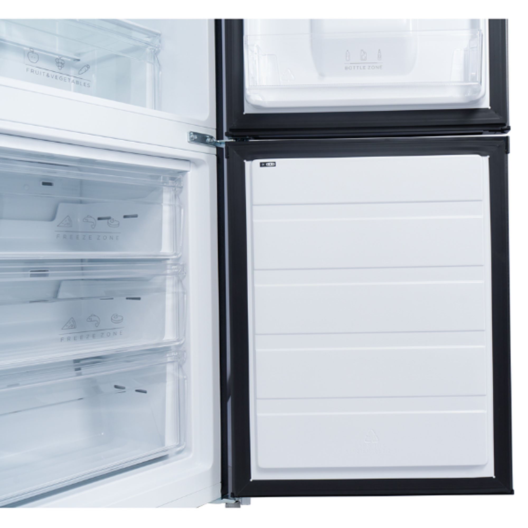 Midea 262L Frost Free Bottom Mount Fridge with Water Dispenser Dark Grey