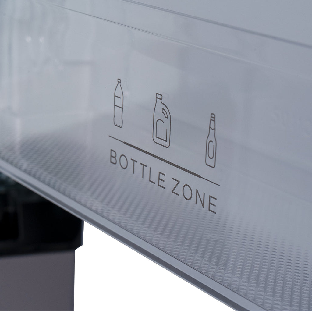 Midea 262L Frost Free Bottom Mount Freezer Silver