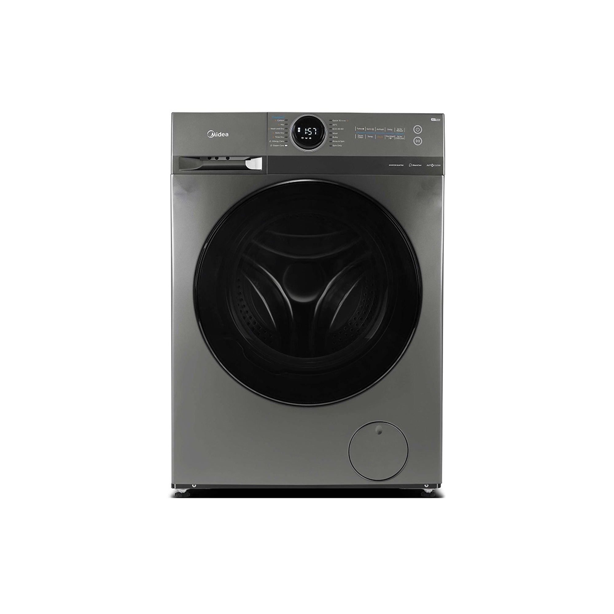 Midea 8/6kg Inverter Heat Pump Washer Tumble Dryer Titanium