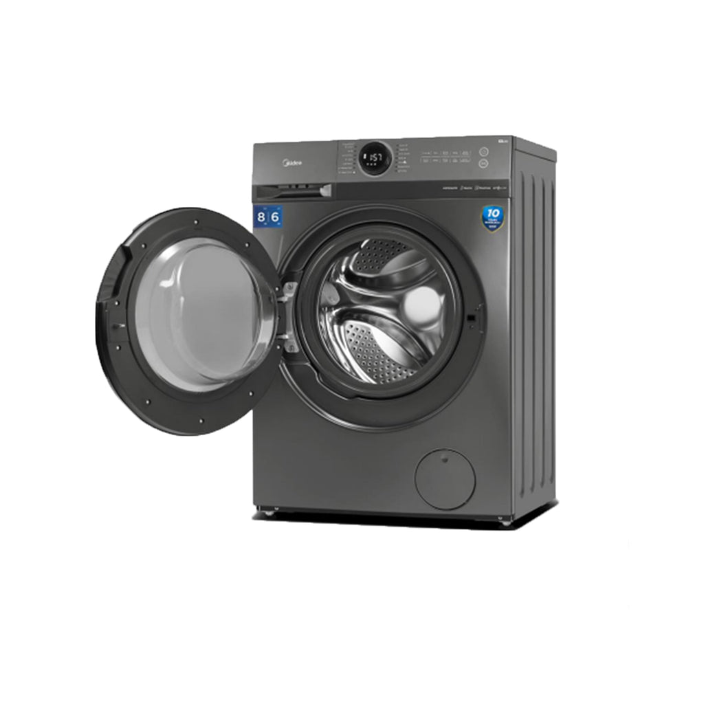 Midea 8/6kg Inverter Heat Pump Washer Tumble Dryer Titanium