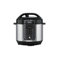 Midea 8L Pressure Cooker Black & Silver
