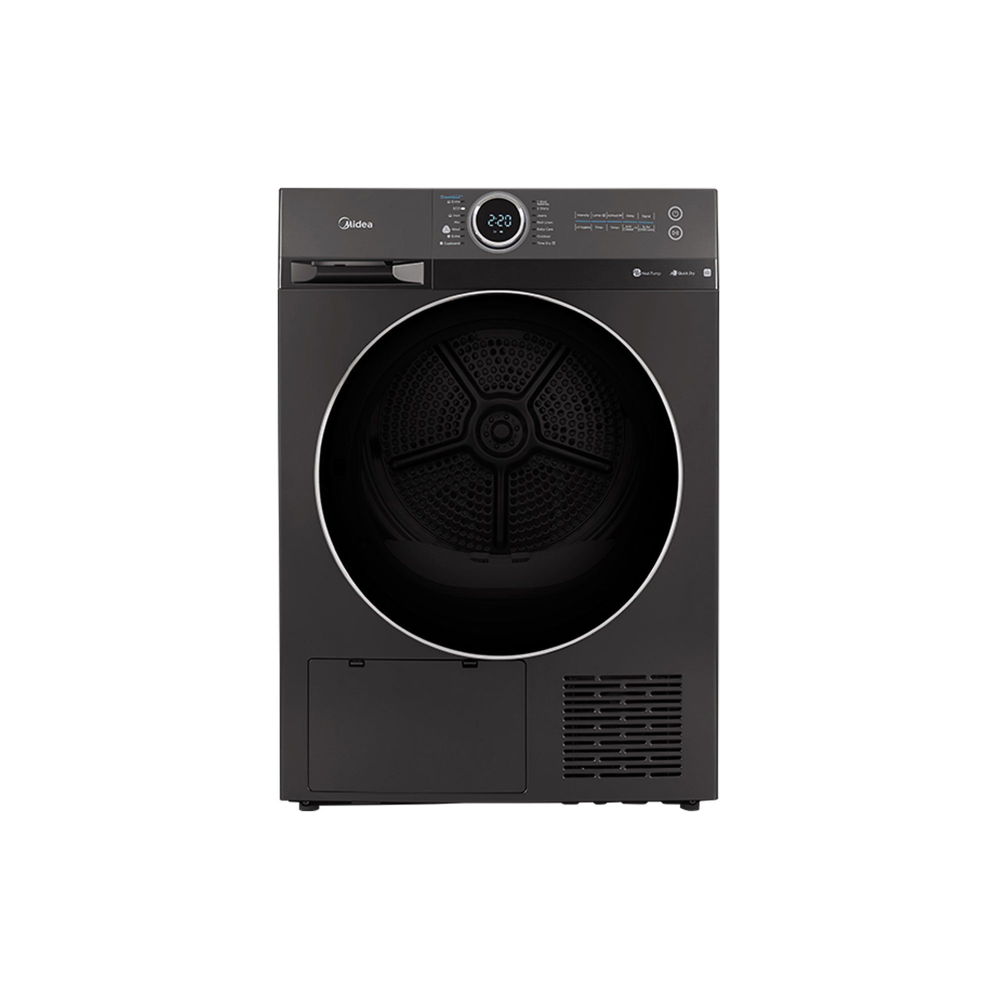 Midea 8kg Heat Pump Tumble Dryer with WiFi Titanium